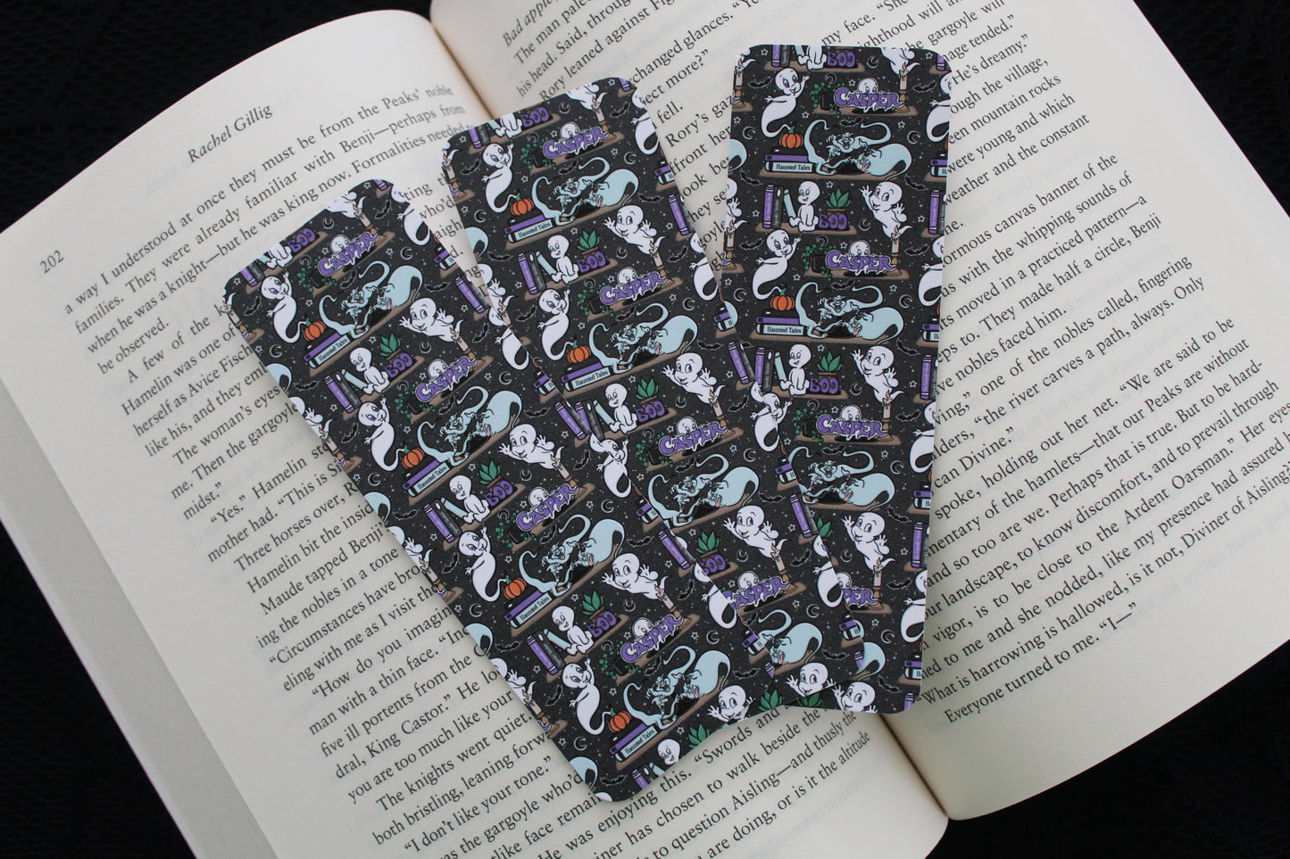 Friendly Ghost Shelf - Matte Bookmark