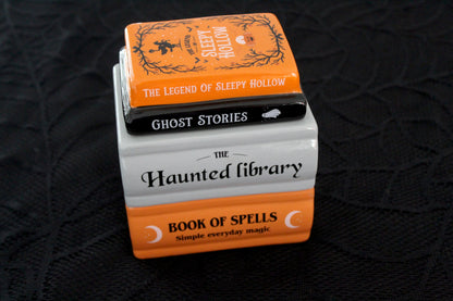 Haunted Library Book Stack Melt Warmer