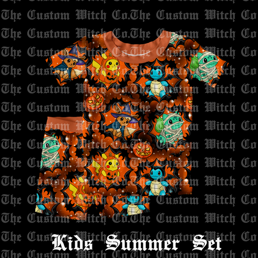 Pre Order Kids Summer Set - Pokeween