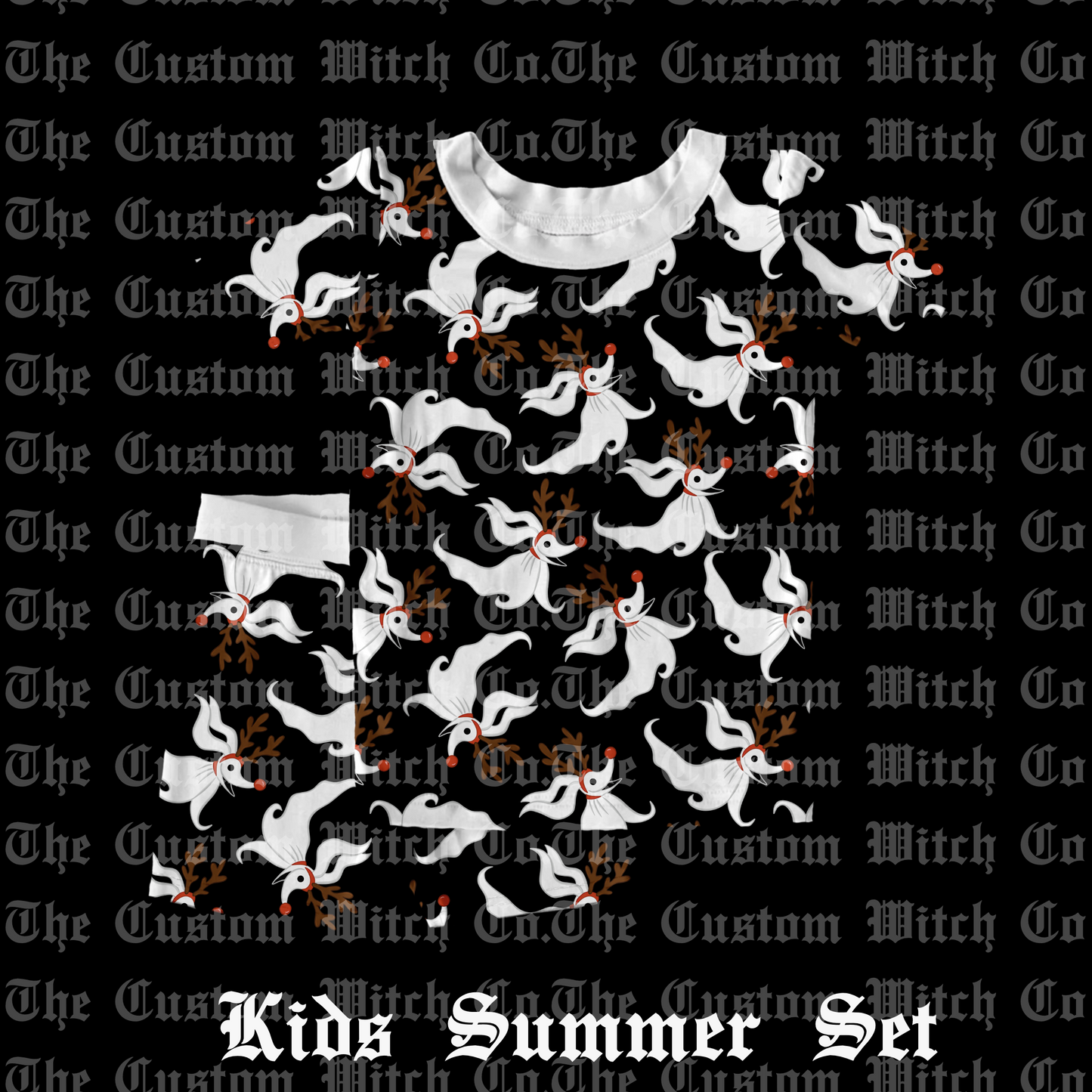 Pre Order Kids Summer Set - Reindeer Ghost