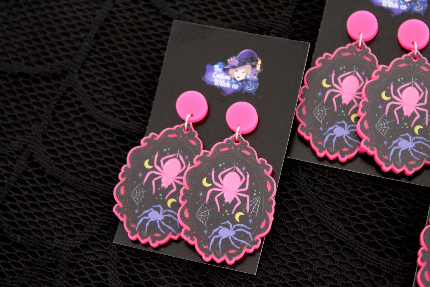 Neon Nightmare Spider Frames