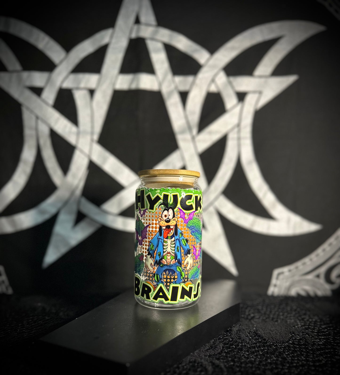 Hyuck Brains - 16oz Glass Can