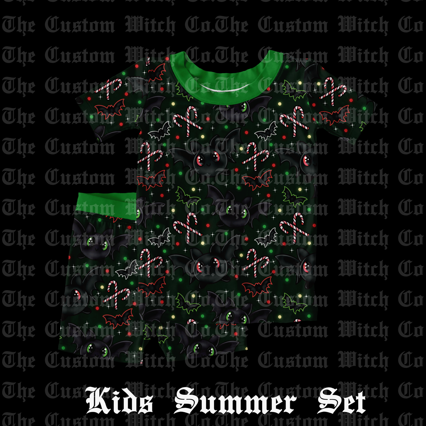 Pre Order Kids Summer Set - Spookmas Bats
