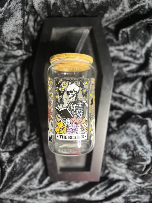 The Reader - 16oz Glass Can