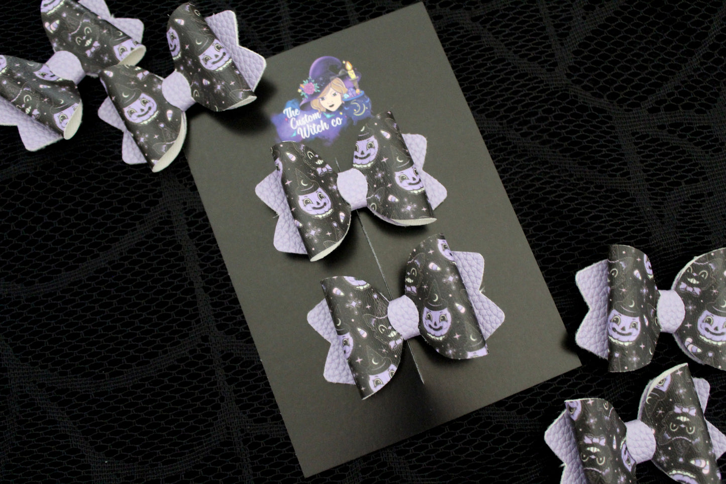 Vintage Halloween - Bow Set