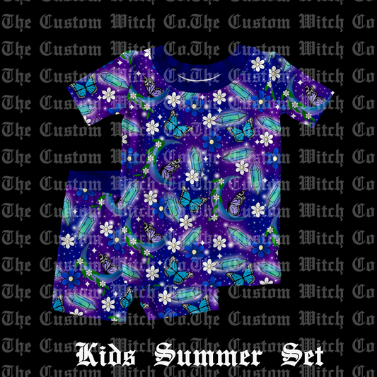 Pre Order Kids Summer Set - Butterfly Moon Crystals
