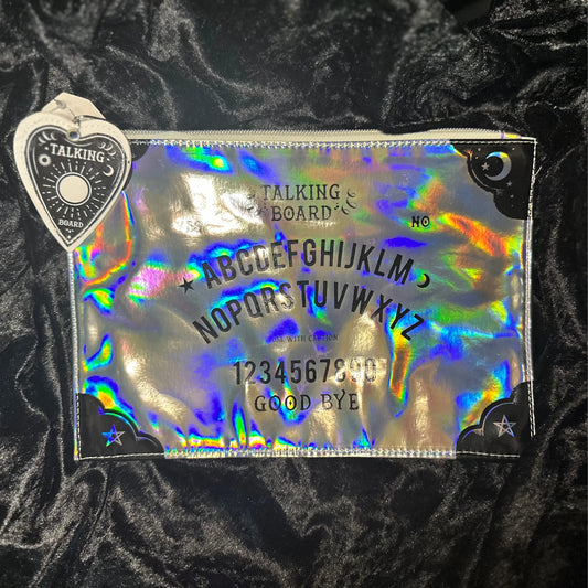 Holographic Ouija Makeup Pouch