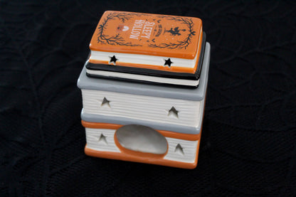 Haunted Library Book Stack Melt Warmer