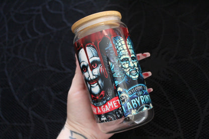 Welcome to Horror - 16oz Glass Can
