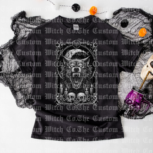 Pre Order Adult Tee - Midnight Wolf