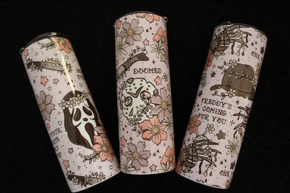 Floral Horror - 20oz Steel Tumbler