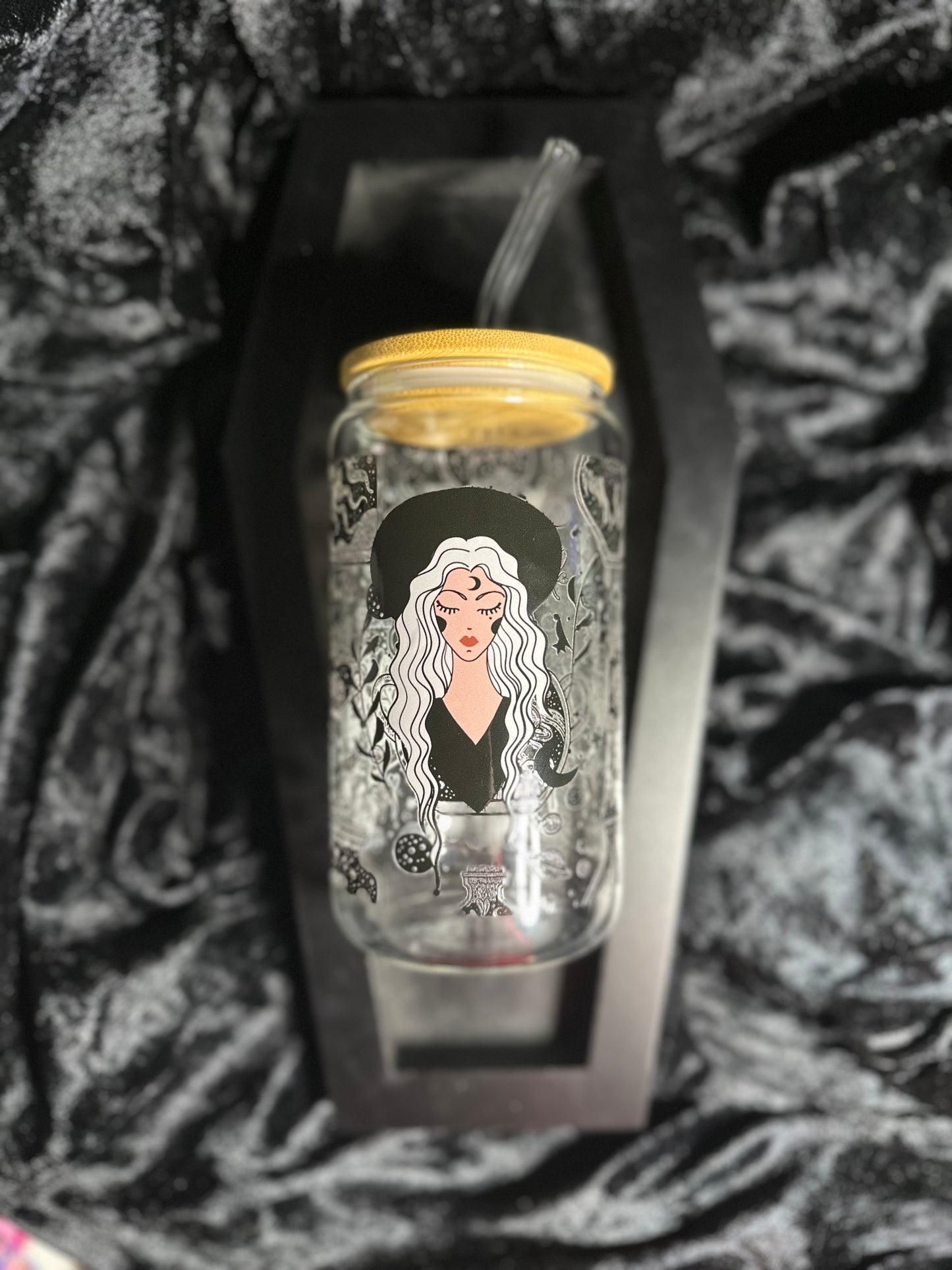 Witchy Woman - 16oz Glass Can