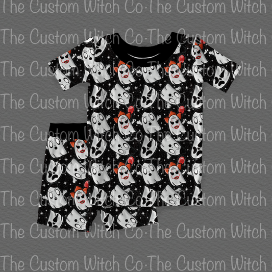 Pre Order Kids 2 Piece Set - Horror Ghosties