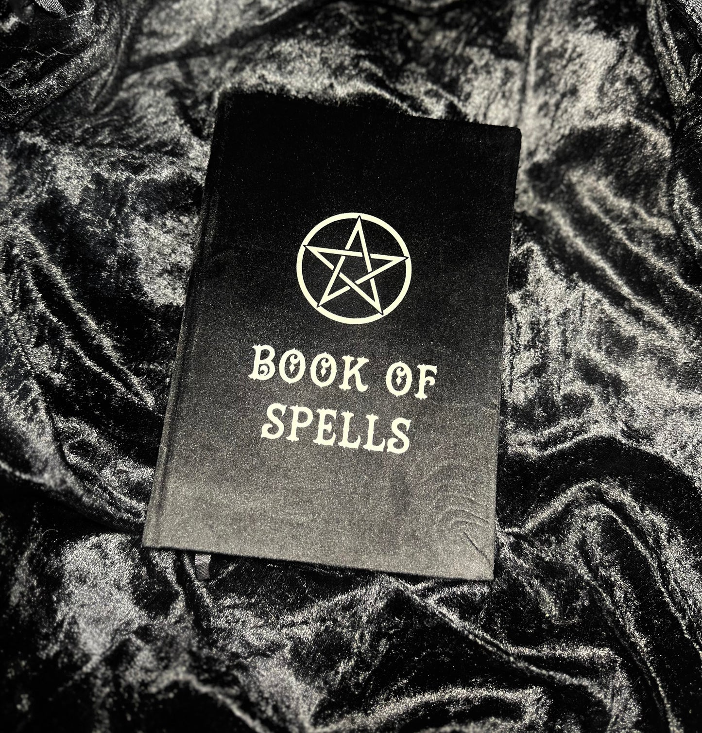 Velvet Book Of Spells Notebook