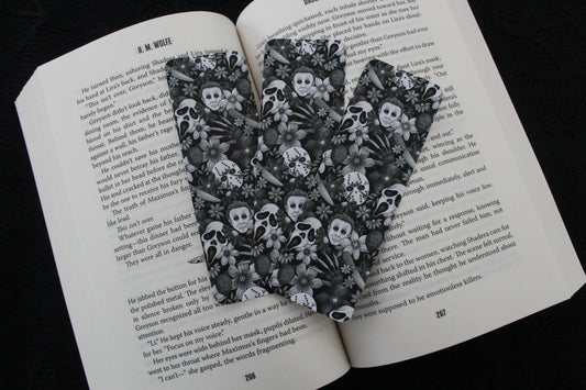 Black & White Horror - Matte Bookmark
