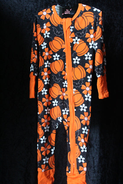 Pumpkin Bats Onesie