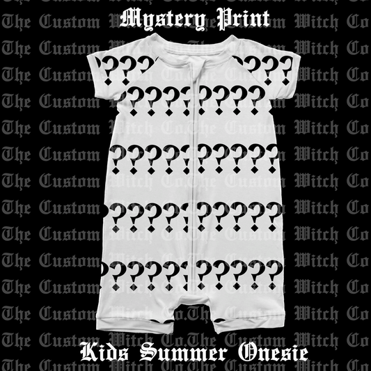 Pre Order Summer Onesie - MYSTERY NON SPOOKY PRINT