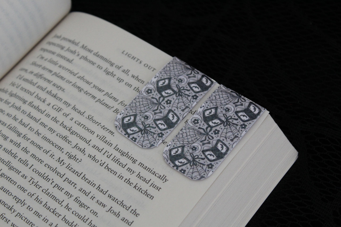 Spooky Books - Holographic Magnetic Bookmark