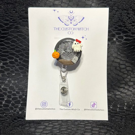 Graveyard Ghostie Badge Reel