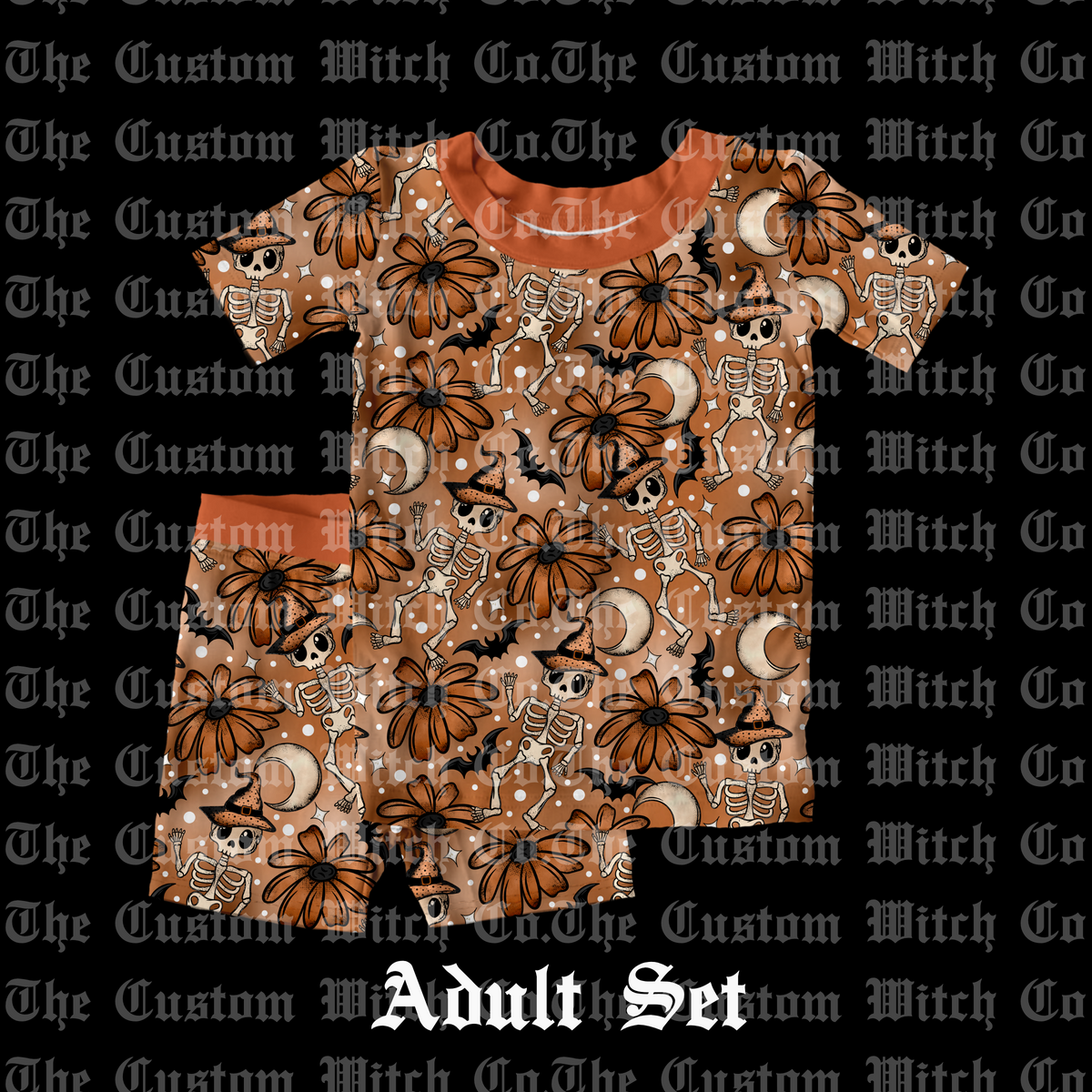 Pre Order Adult PJ’s - Witchy Skellies