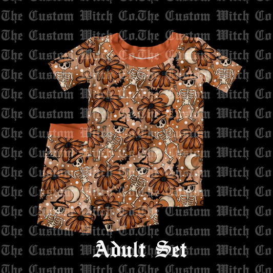 Pre Order Adult PJ’s - Witchy Skellies
