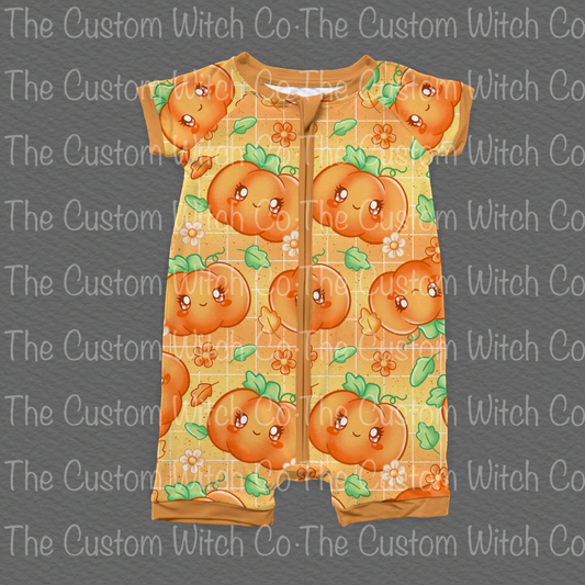 Pre Order Summer Onesie - Cute Pumpkins