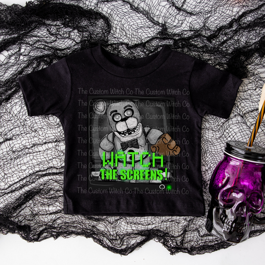 Pre Order - Watch The Screens Kids Tee