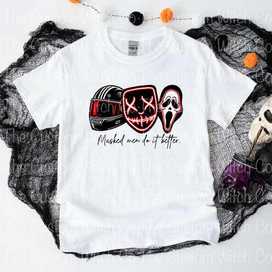 Pre Order Adult Tee - Masked Men
