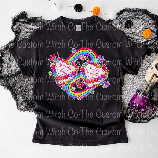 Pre Order Adult Tee - Anxiety Chronic, Ass Iconic