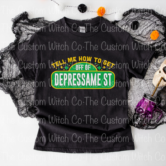Pre Order Adult Tee - Depressame St