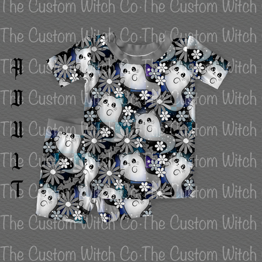 Pre Order Adult PJ’s - Ghostly Kitties