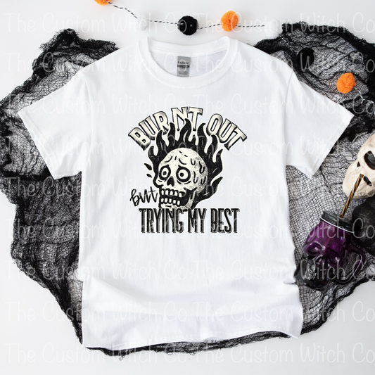Pre Order Adult Tee - Burnt Out