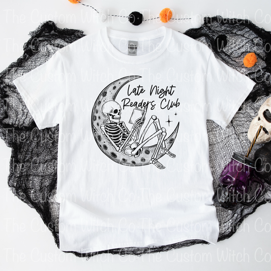Pre Order Adult Tee - Late Night Readers Club
