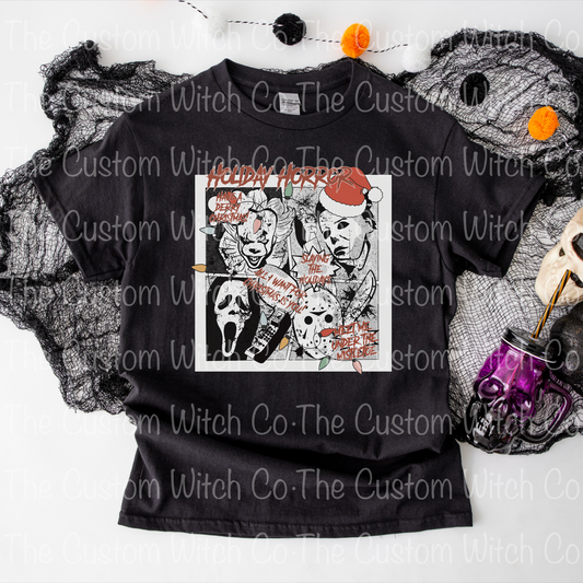 Pre Order Adult Tee - Holiday Horror