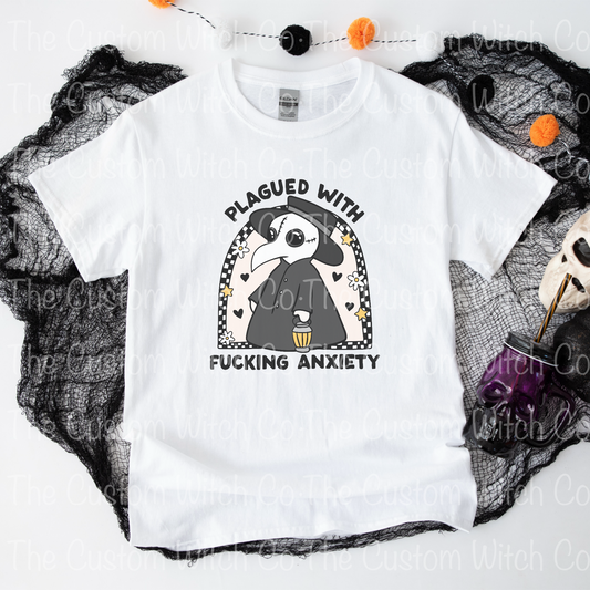 Pre Order Adult Tee - Plagued With Anxiety