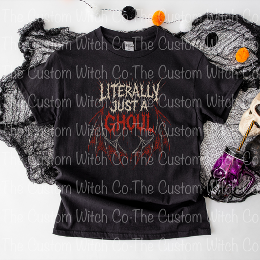 Pre Order Adult Tee - Just A Ghoul