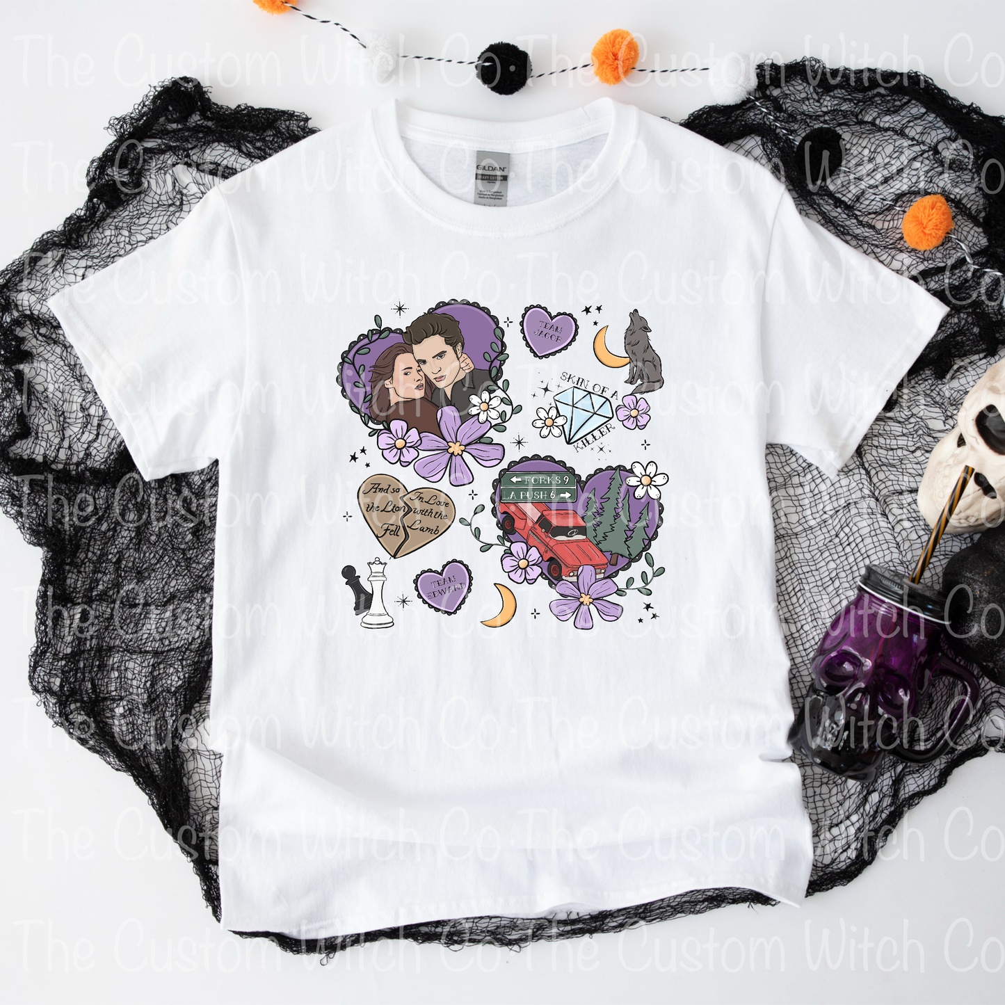 Pre Order Adult Tee - Edward Hearts