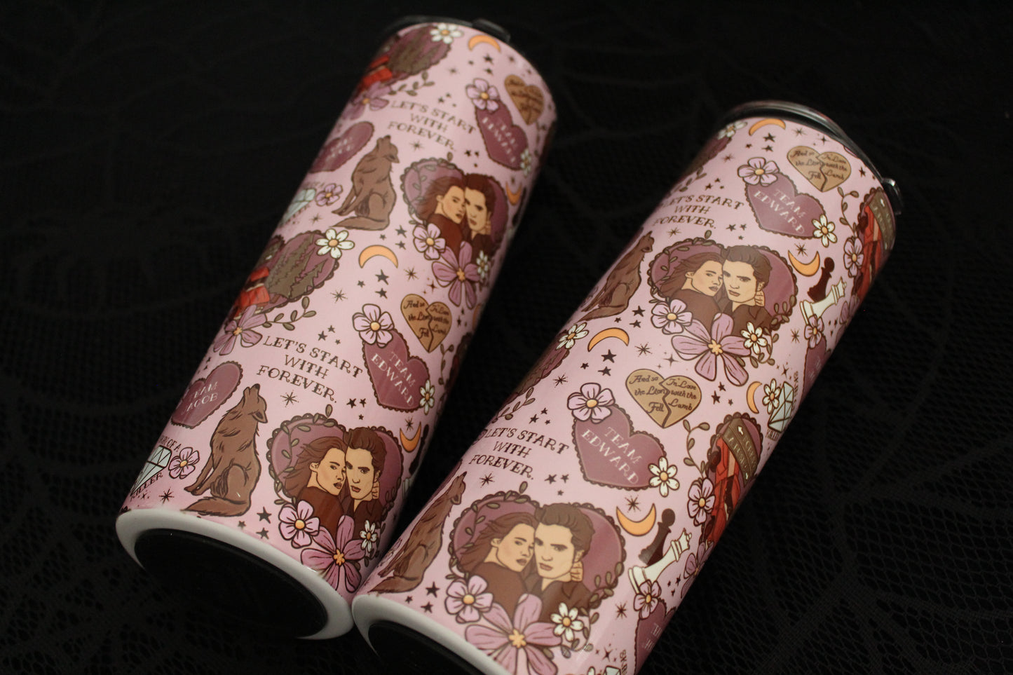 Edward Hearts - 20oz Steel Tumbler