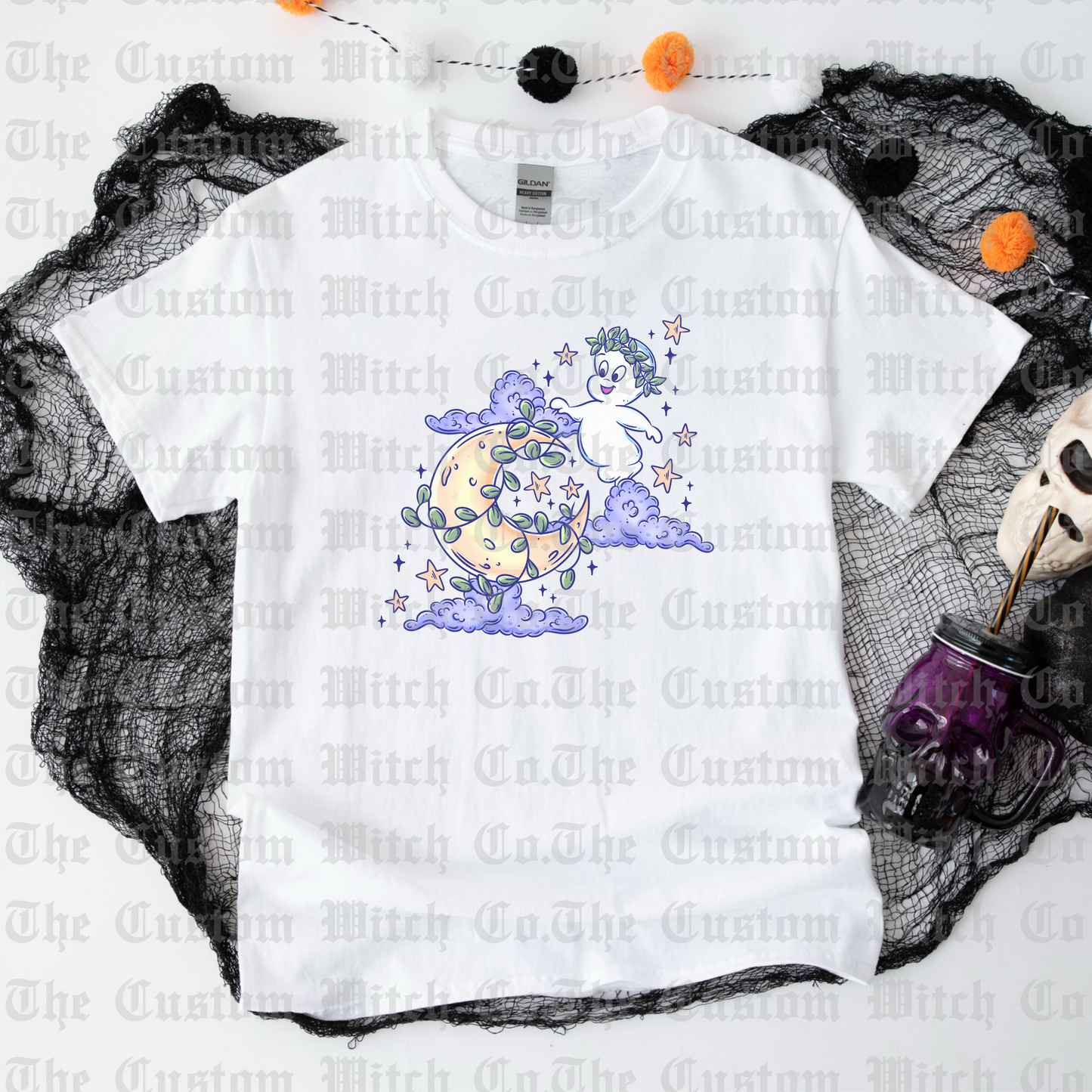 Pre Order Adult Tee - Moon Ghost