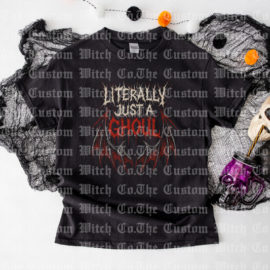 Pre Order Adult Tee - Just A Ghoul