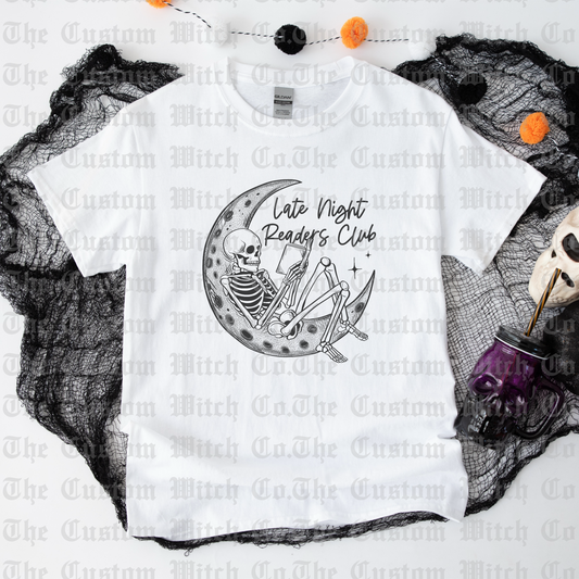 Pre Order Adult Tee - Late Night Readers Club