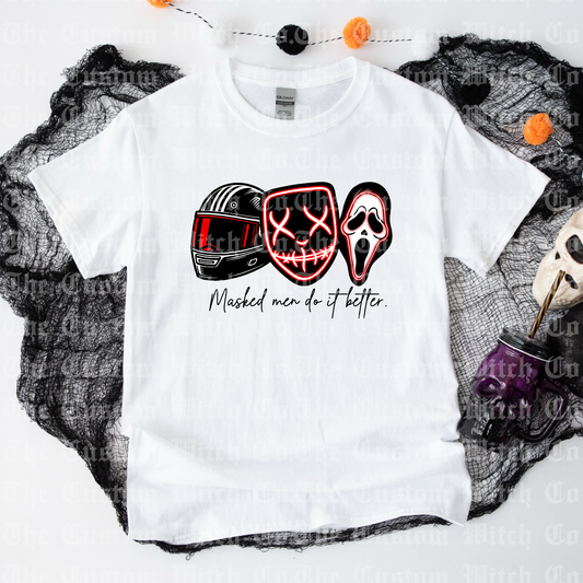 Pre Order Adult Tee - Masked Men
