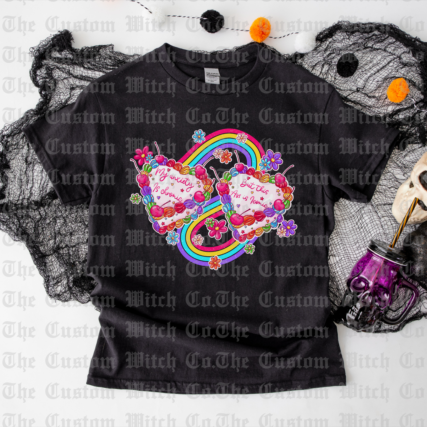 Pre Order Adult Tee - Anxiety Chronic, Ass Iconic