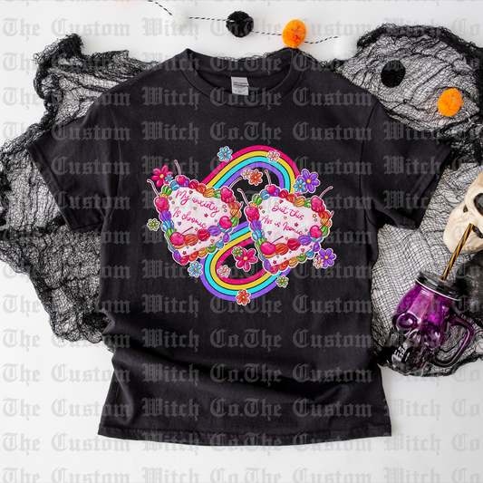 Pre Order Adult Tee - Anxiety Chronic, Ass Iconic