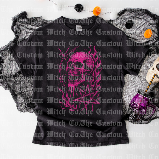 Pre Order Adult Tee - Barbed Skull