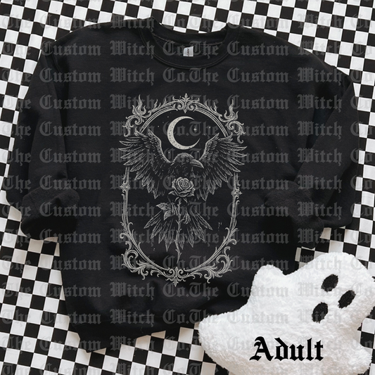 Pre Order Adult Sweatshirt - Midnight Raven
