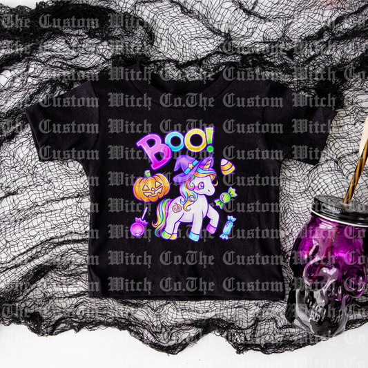 Pre Order - Halloween-icorn Kids Tee