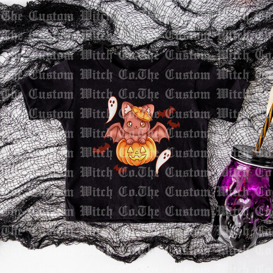 Pre Order - Pumpkin Bat Kids Tee