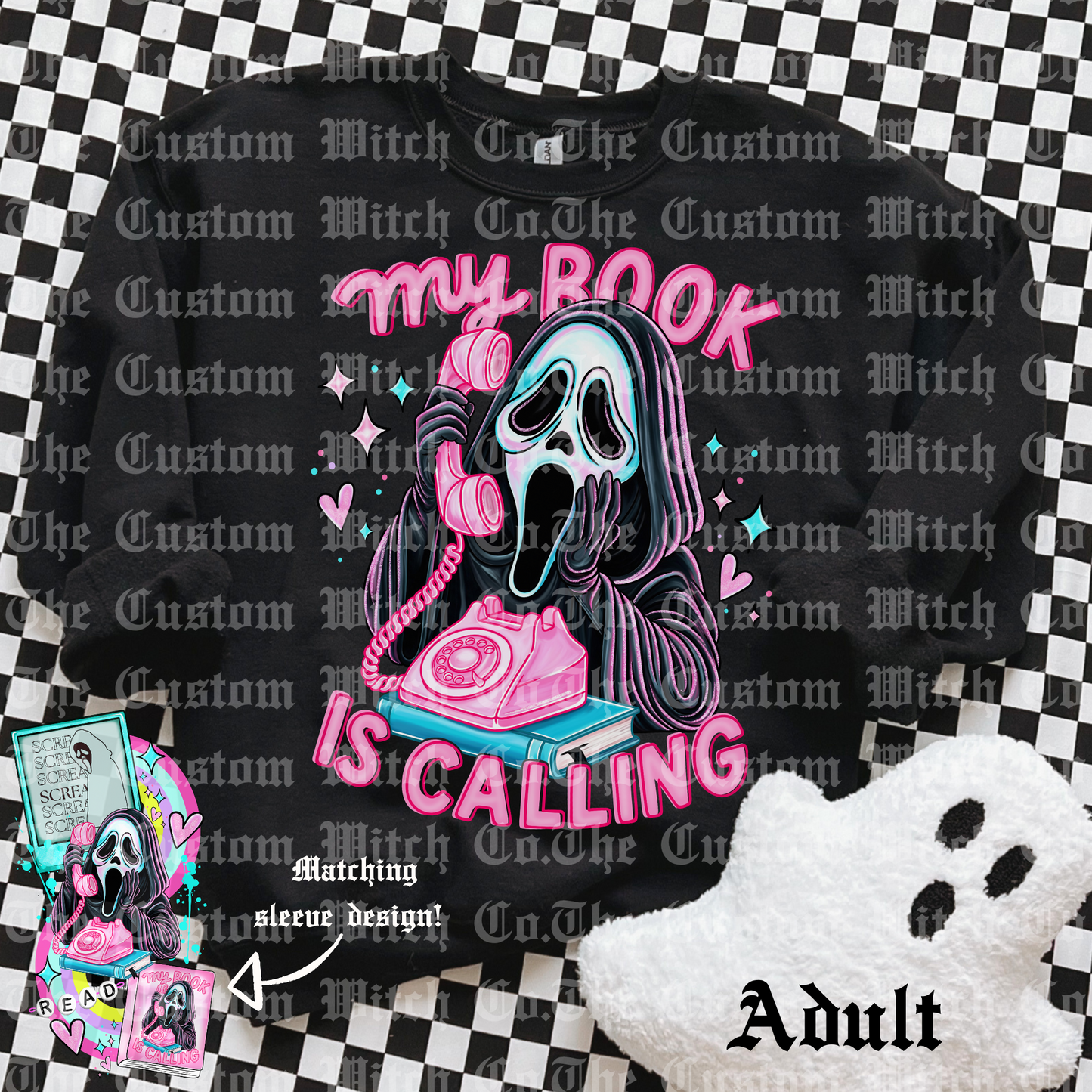 Pre Order Adult Sweatshirt - Book is Calling